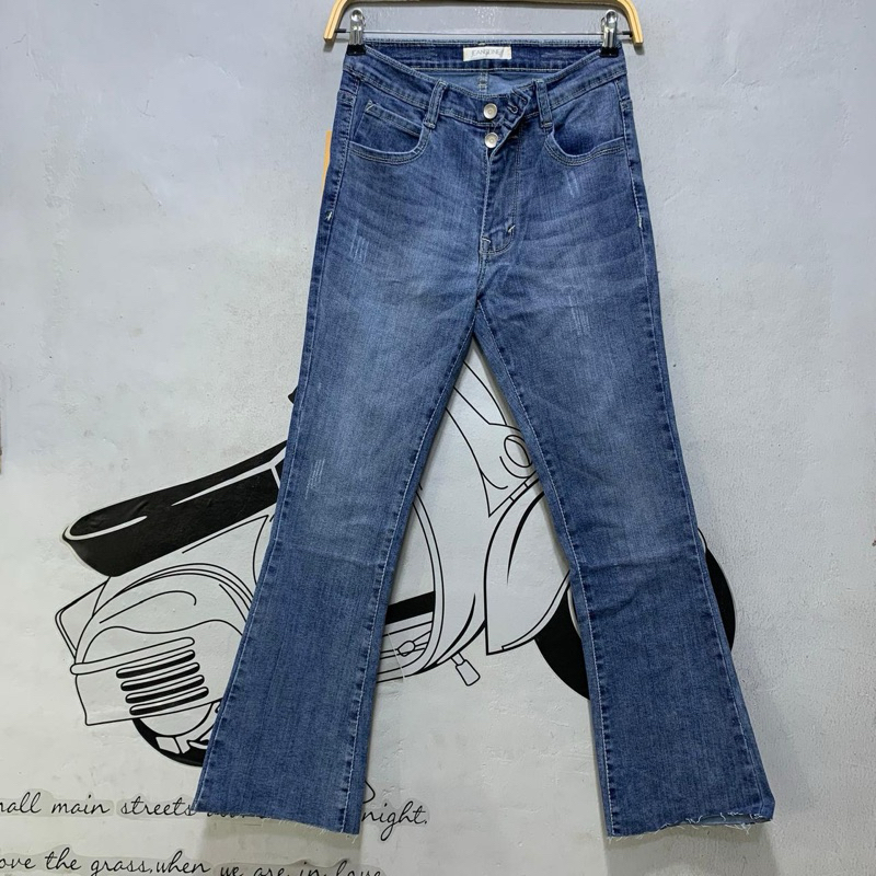 BEST SELLER  CELANA JEANS WANITA CUTBRAY JEANSLINE OLIVER PREMIUM QUALITY 