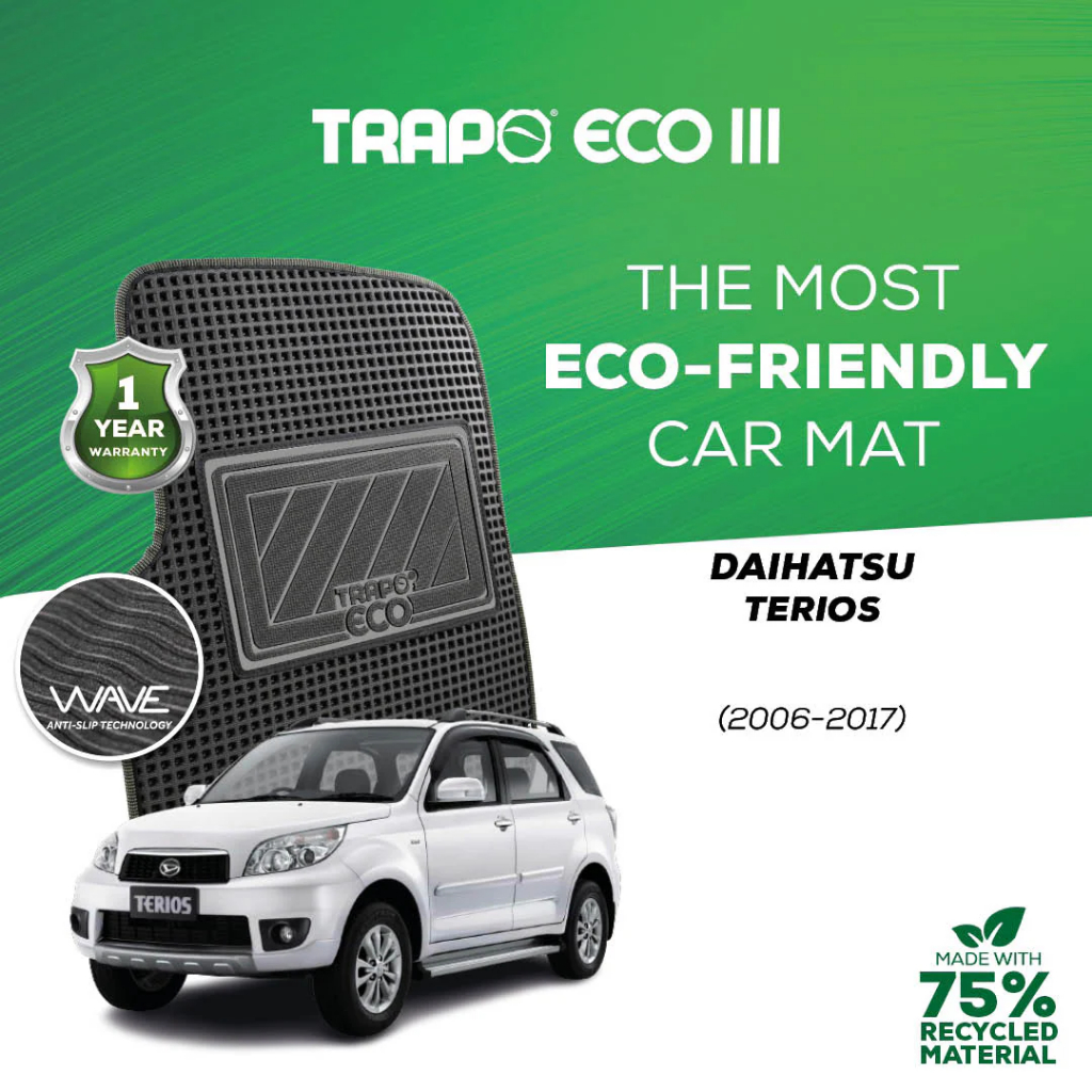 Karpet Mobil Trapo Eco Daihatsu Terios (2006-2017) Karpet Terios Fullset
