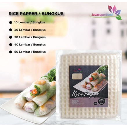 

RICE PAPER KOTAK isi 10 & 20,50 lembar