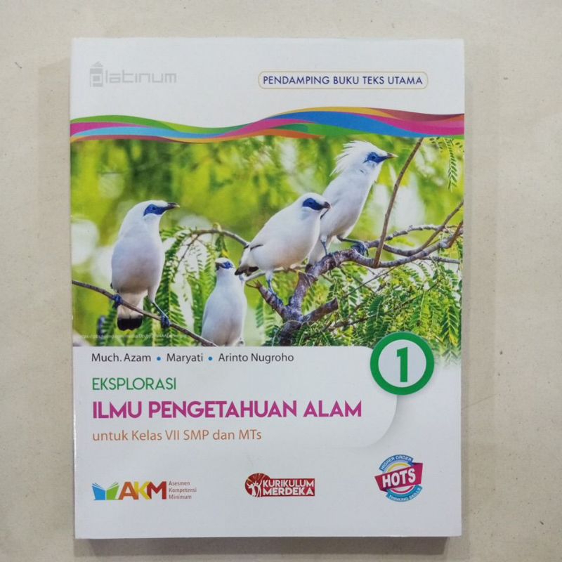 IPA 1 SMP kls VII Kurikulum Merdeka Platinum