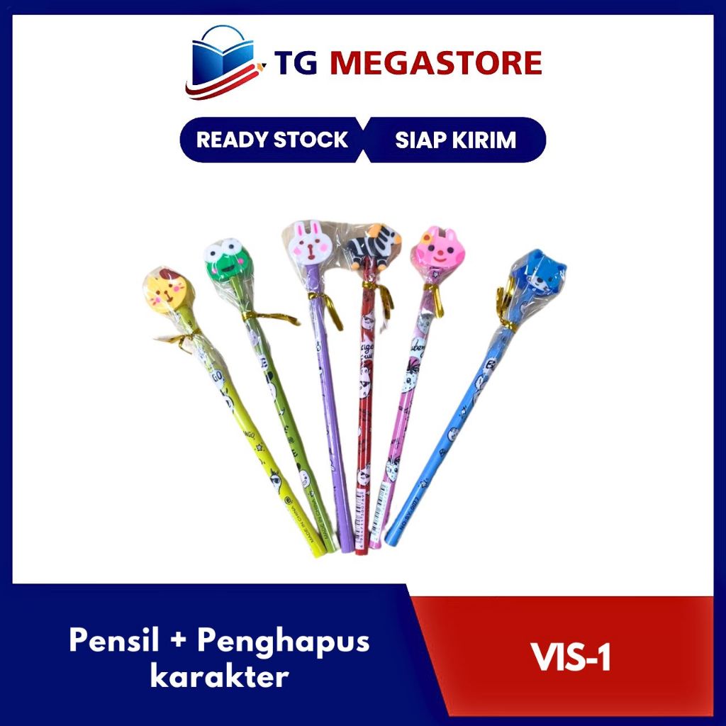 

Pensil + Penghapus VIS-1 karakter VS-9959