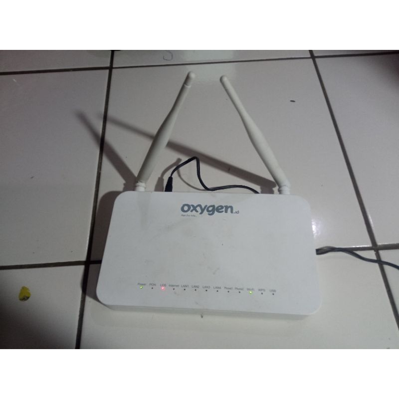 zte F609 v3 oxygen port hijau