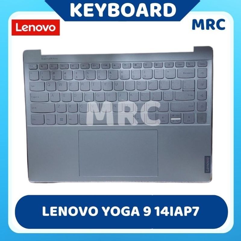 FRAME KEYBOARD LENOVO YOGA 9 14IAP7 ENG  PALMREST+TOUCHPAD GOLD