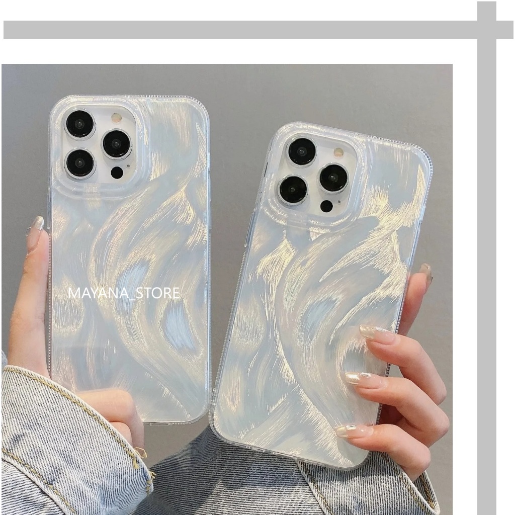 L- 2025 Case Feather Hologram IPHONE 16 15 14 13 12 11 XR XS Pro Promax Max Plus + 7 8 SE 2022 2020 