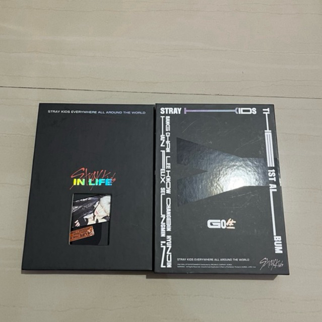 Album Preloved Unsealed STRAY KIDS Go Live & IN Life Limited Ver