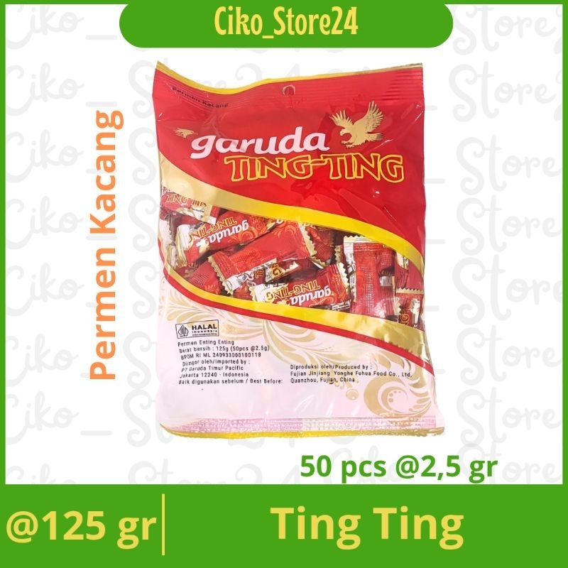 

Permen Garuda / permen Ting-ting / permen Tingting / permen kacang 125 gr