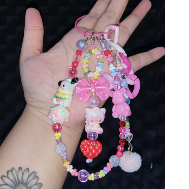 Bag Charm Handmade | Beads Bag Charm | Cute Bag Charm | Bag Charm Murah | Bag Charm Luxury