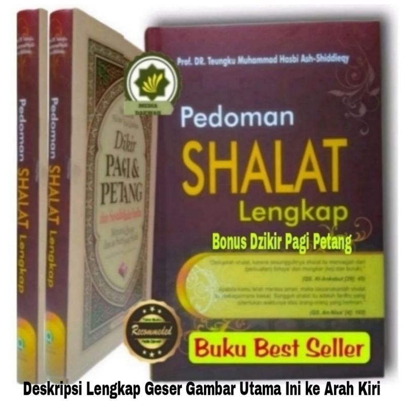 Buku PEDOMAN SHALAT Lengkap HC + Bonus Buku Zikir Wirid Setelah Shalat Panduan Sholat Lengkap Bimbin