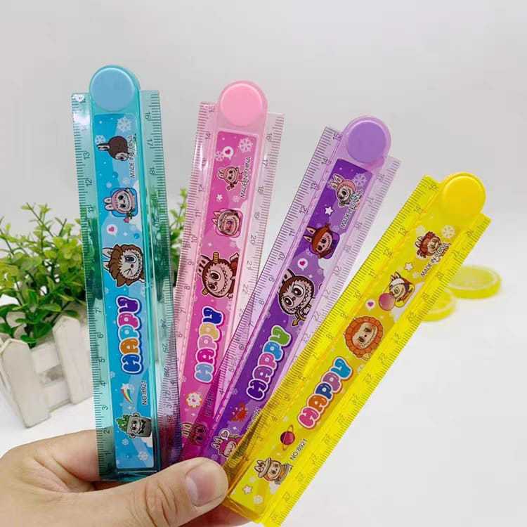 

Veiso_Penggaris Lipat 30cm Karakter / Penggaris Lipat / Penggaris Labubu / Penggaris Plastik PG2