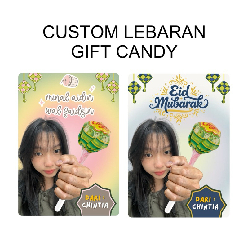 

Lebaran Card Candy, Idul Fitri Gift + candy dapat 2