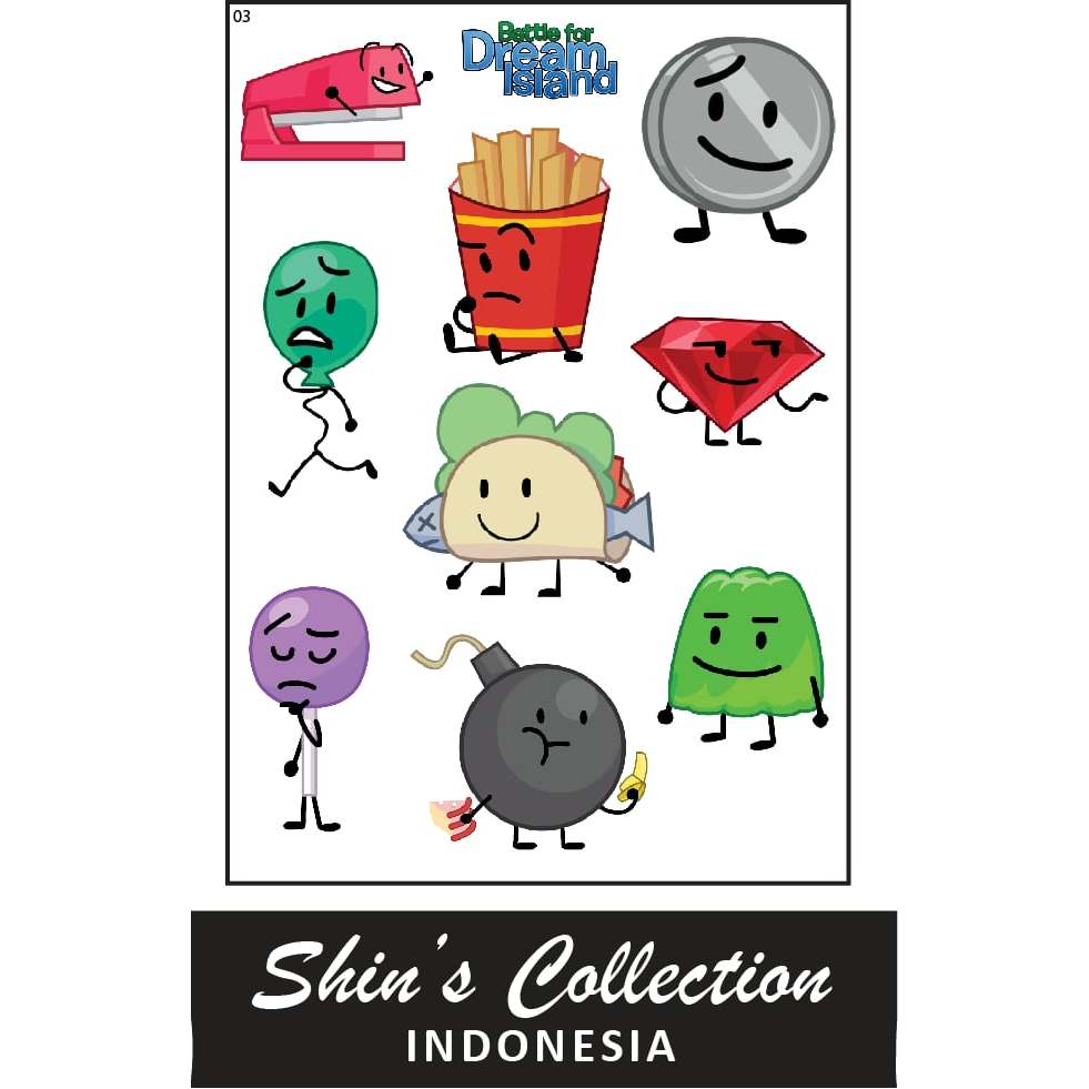 

Sticker stiker Battle for dream island 1 pc