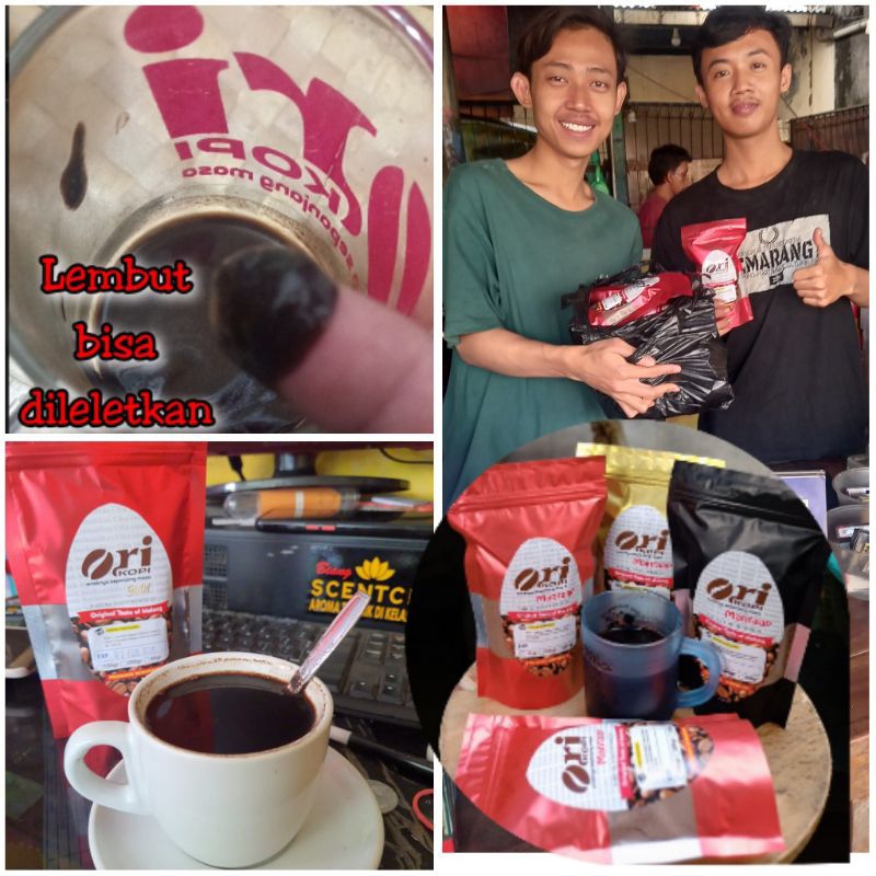 

Kopi Lelet Klotok Bubuk Lembut Hitam Pahit Mantep 200gr