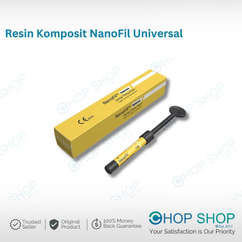 New ORIGINAL Resin Komposit NanoFil Universal Composite - Composit Veneer Vinir Vener A1 A2 A3 M1