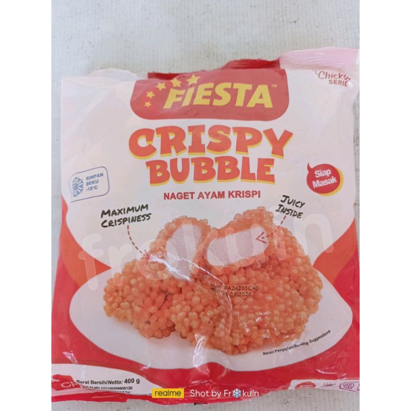 

Fiesta Nugget Crispy Bubble 450gr - Frozen Food Murah