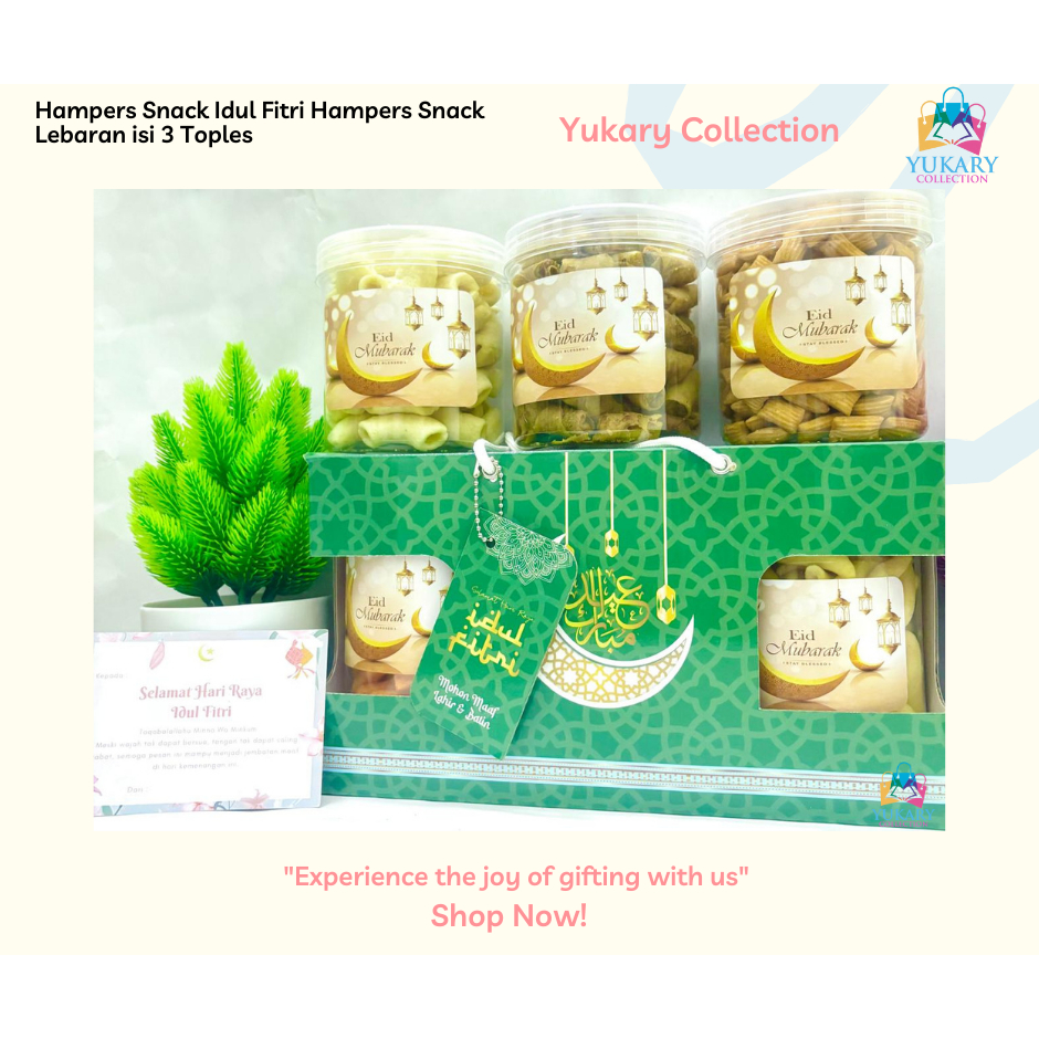 

Hampers Lebaran Snack Idul Fitri Hampers Snack Lebaran isi 3 Toples