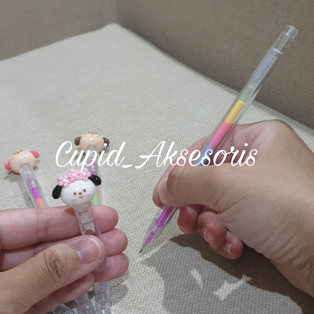 

PEN GEL/ PULPEN GEL / PENA GEL WARNA WARNI / BOLPEN / BOLPOIN MOTIF BEAR TEDDY BEAR BERUANG MADU LUCU
