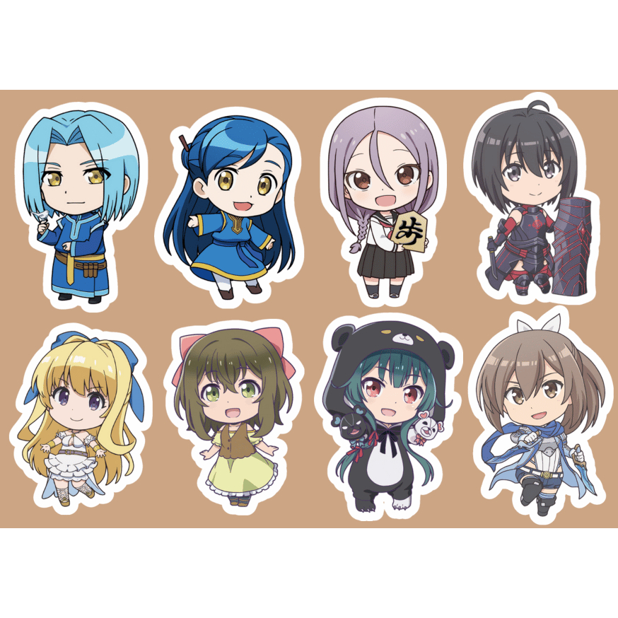

Mix Sticker Wormbook, Bofuri: I Don't Want to Get Hurt, so I'll Max Out My Defense. dan Ascendance of a Bookworm | Sticker Sheet A6