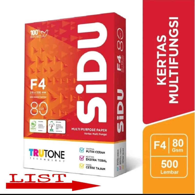 

(5). kertas HVS fotocopy print A-ONE A4 70GSM isi 500 lembar angka(208 sampai 259)