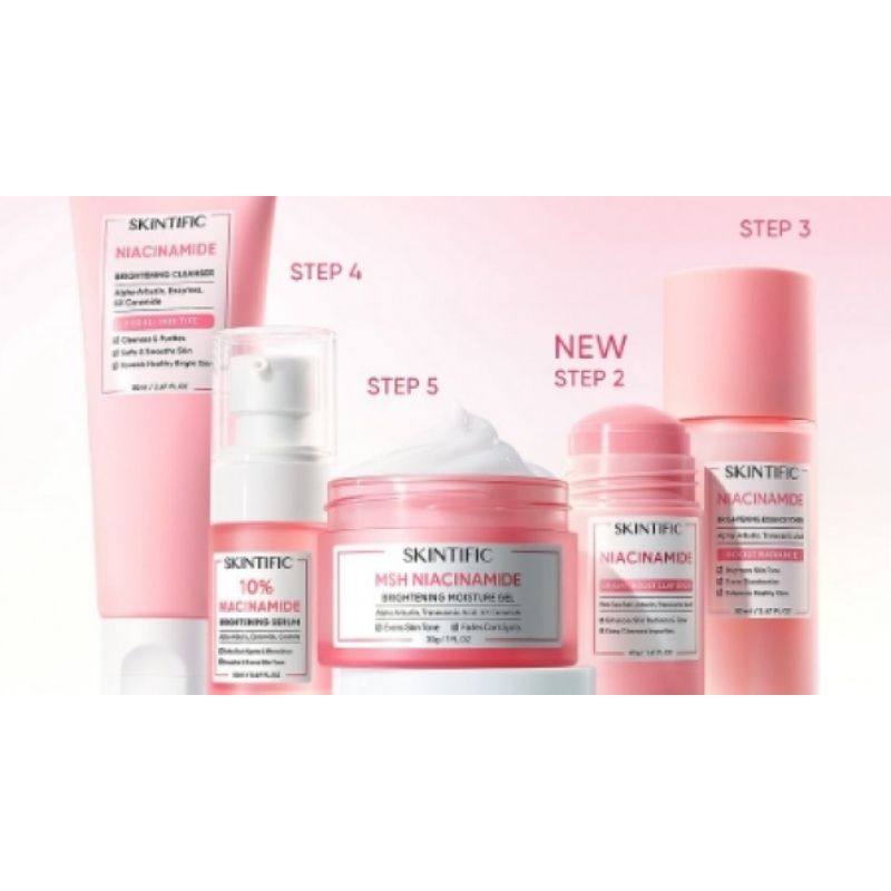 paket Skintific-pinky Glowing Skincare Set
