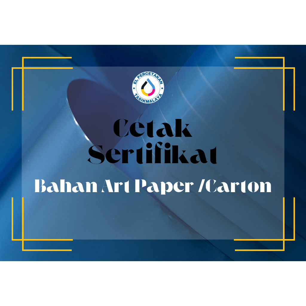

Cetak Serifikat Ramadhan, seminar, prestasi dll bahan Art Paper/Carton