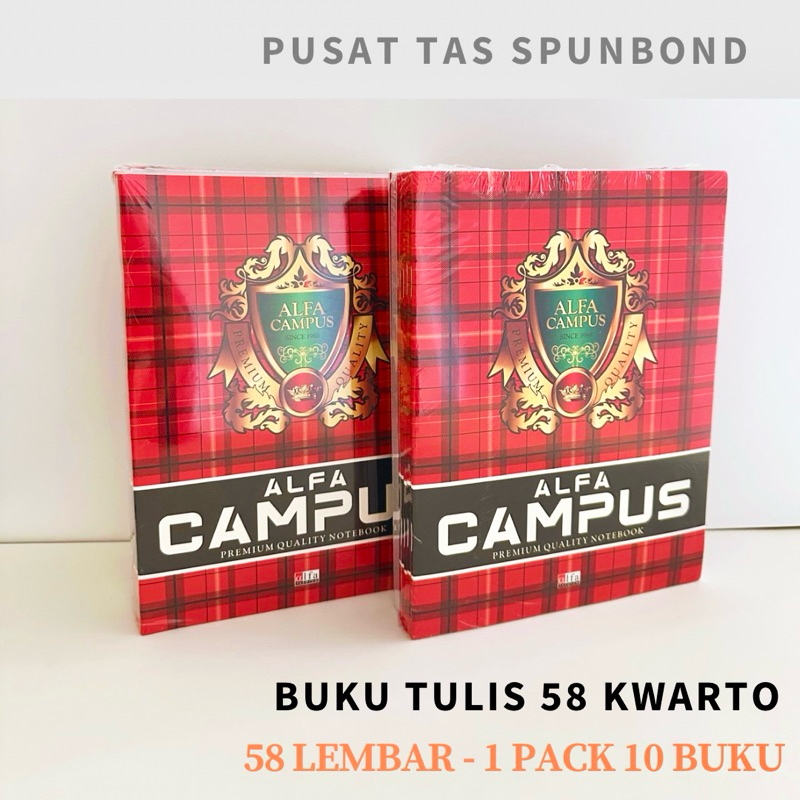 

Buku Tulis Campus Kecil 58 / Kwarto 58 Alfa Campus