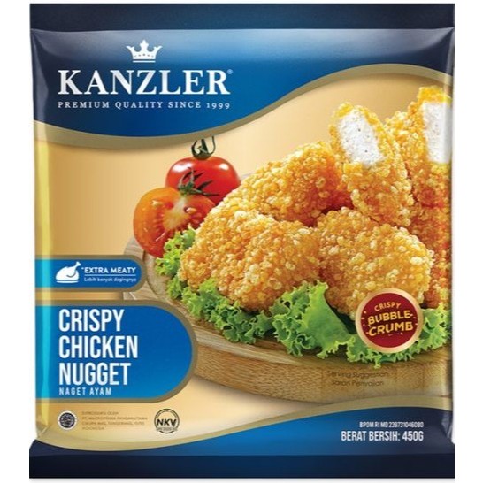 

TERMURAH - Kanzler "CRISPY" Chicken Nugget 450gr (Khusus INSTANT & SAME DAY)