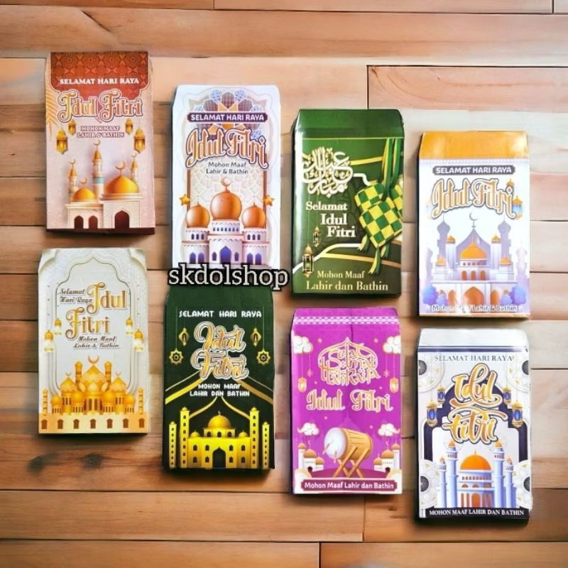 

Angpao Amplop Lebaran 2025 Motif Masjid isi 100pcs Mix 8 kerakter Angpau aesthetic
