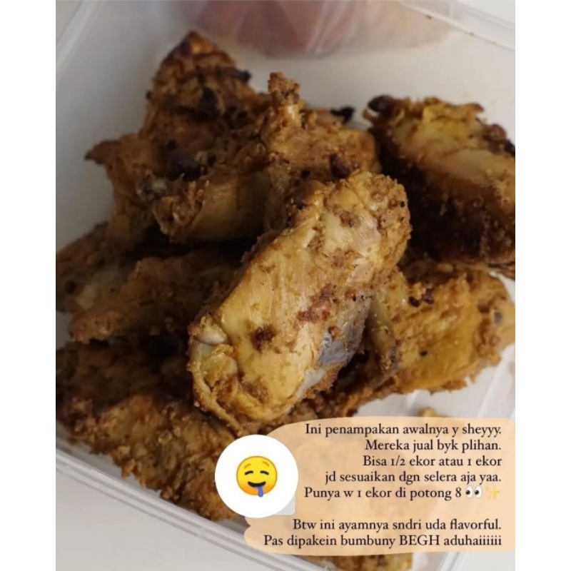 

AYAM BAKAR PADANG 1EKOR