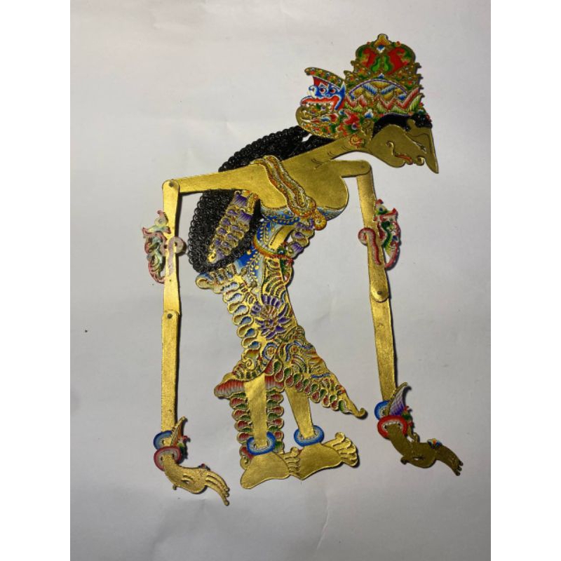 HANDICRAFTYOGYAKARTA WAYANG KULIT ASLI SINTA LAWASAN GAPIT SUNGU KUALITAS SUPER ALUSAN GAPIT SUNGU