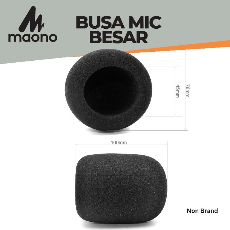 Microphone Windshield Busa Mic Besar - Non Brand