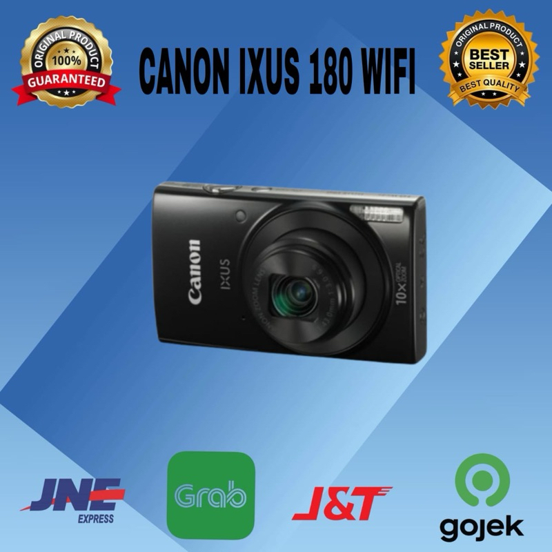 camera canon ixus 180 WIFI - white box,camera only
