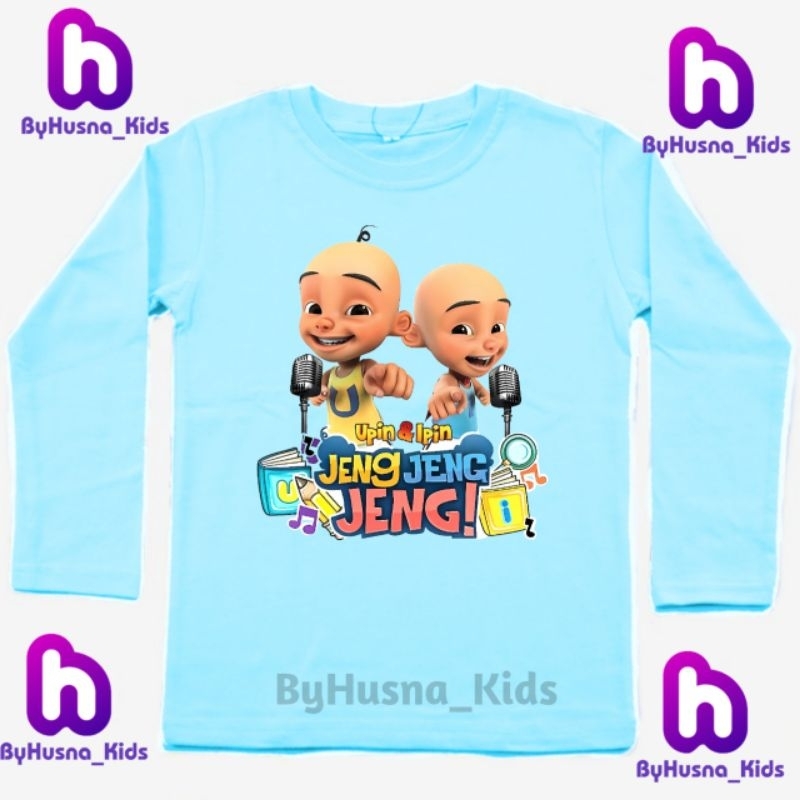 LENGAN PANJANG UPIN DAN IPIN BAJU ANAK KAOS ANAK UPIN DAN IPIN ATASAN ANAK PAKAIAN ANAK CEWEK ANAK C