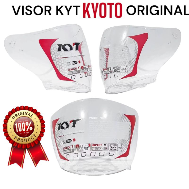 Kaca Visor Original Kyt Kyoto Clear | Visor Kyt Kyoto Original