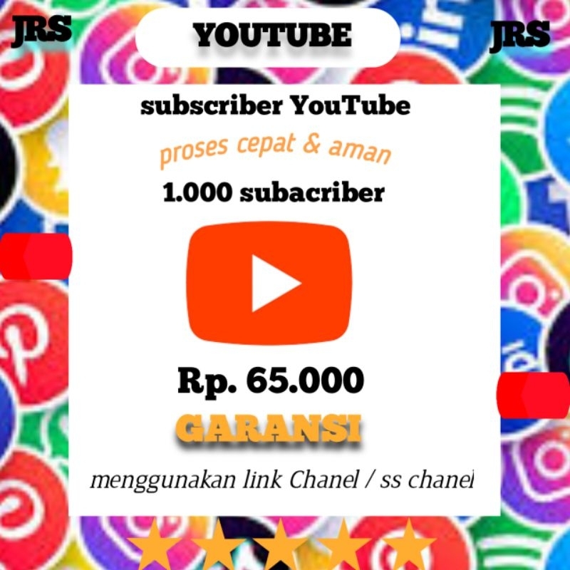 SUBSCRIBER YOUTUBE PERMANEN GARANSI - TERJANGKAU