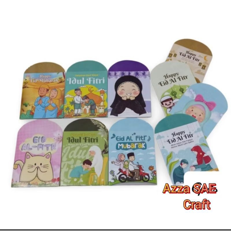 

Amplop Lebaran Murah 50 pcs(5 pak)Angpau Lebaran Amplop Idul Fitri Amplop Karakter