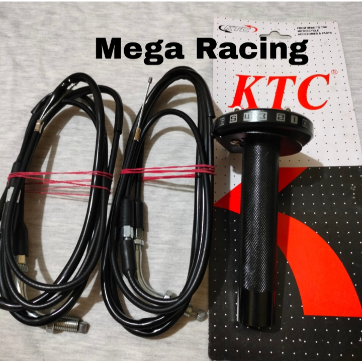 PROMO Gas spontan aktif original ktc racing 2 kabel slongsong gas spontan ktc 2 kabel ktc universal 