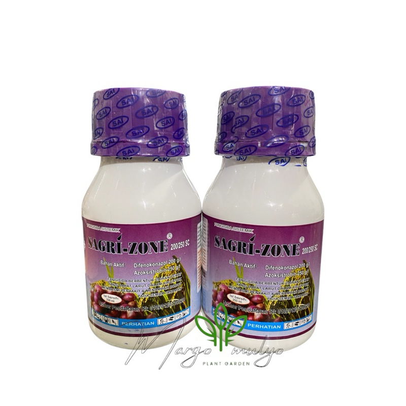 Fungisida Sistemik SAGRI-ZONE Difekonazole 200+ Azoksitrobin 250g/l 100/250ml