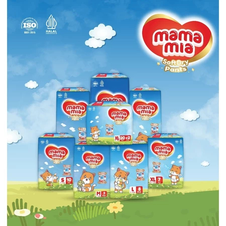 Mamamia Soft Dry Pants Popok Bayi Model Celana