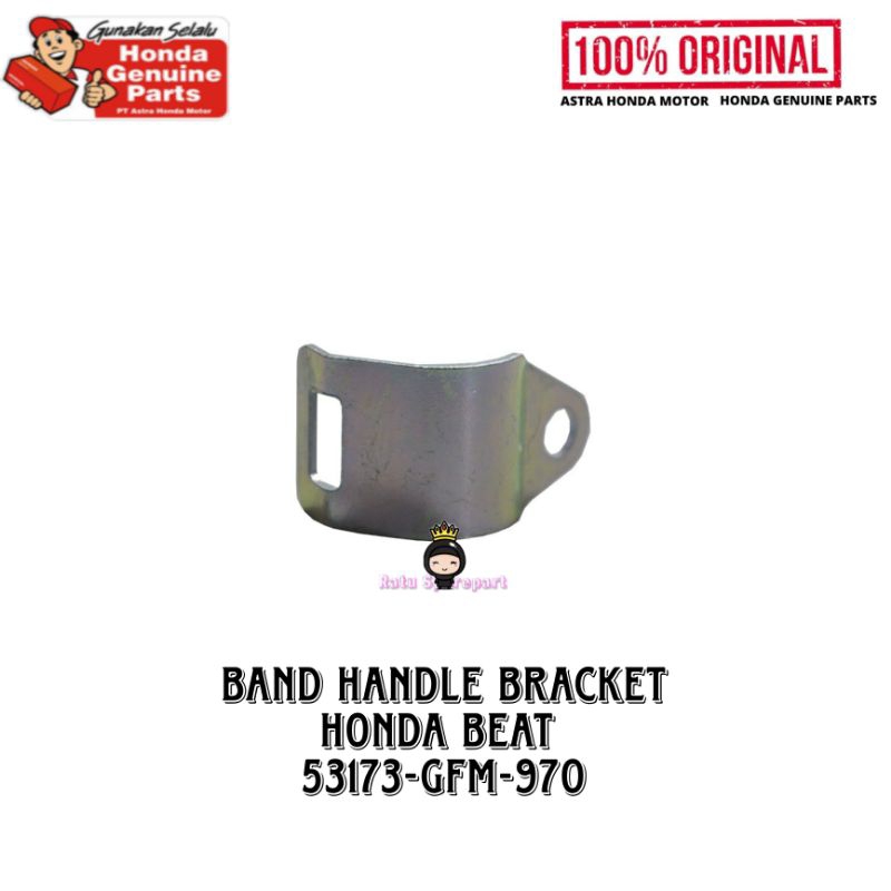 Band Handle Bracket Honda BeAT Original - 53173GFM970 - Band Handle Bracket Beat - band Handle Brack