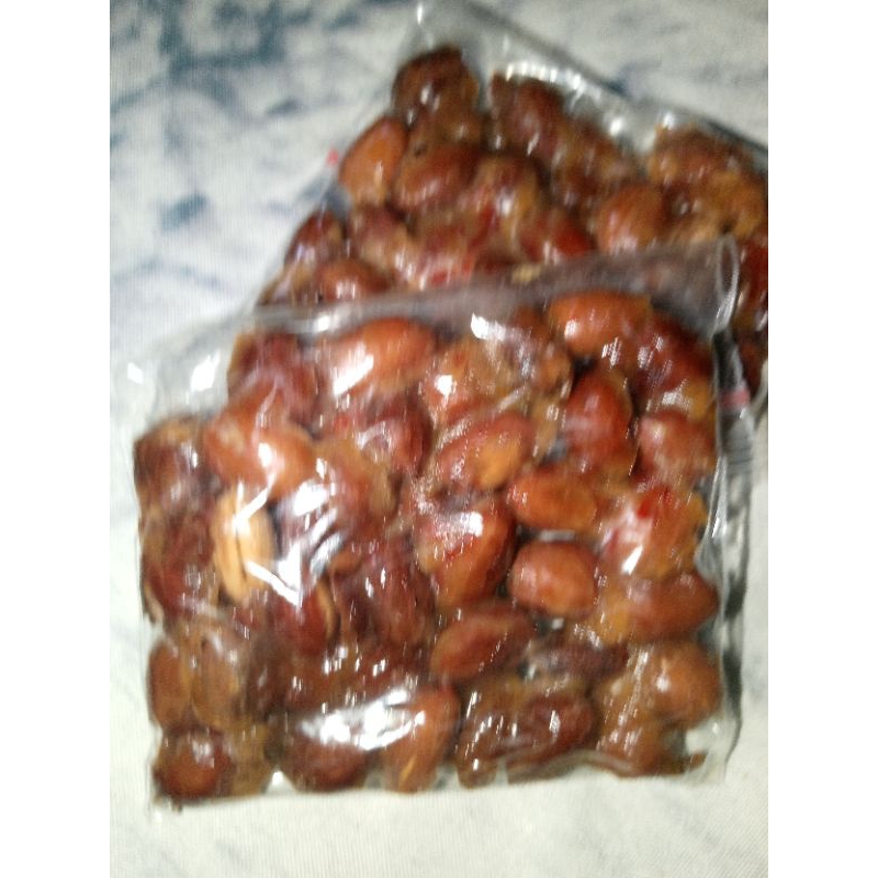

kacang pedas manis asli banyak bumbu kemasan kecil dan besar