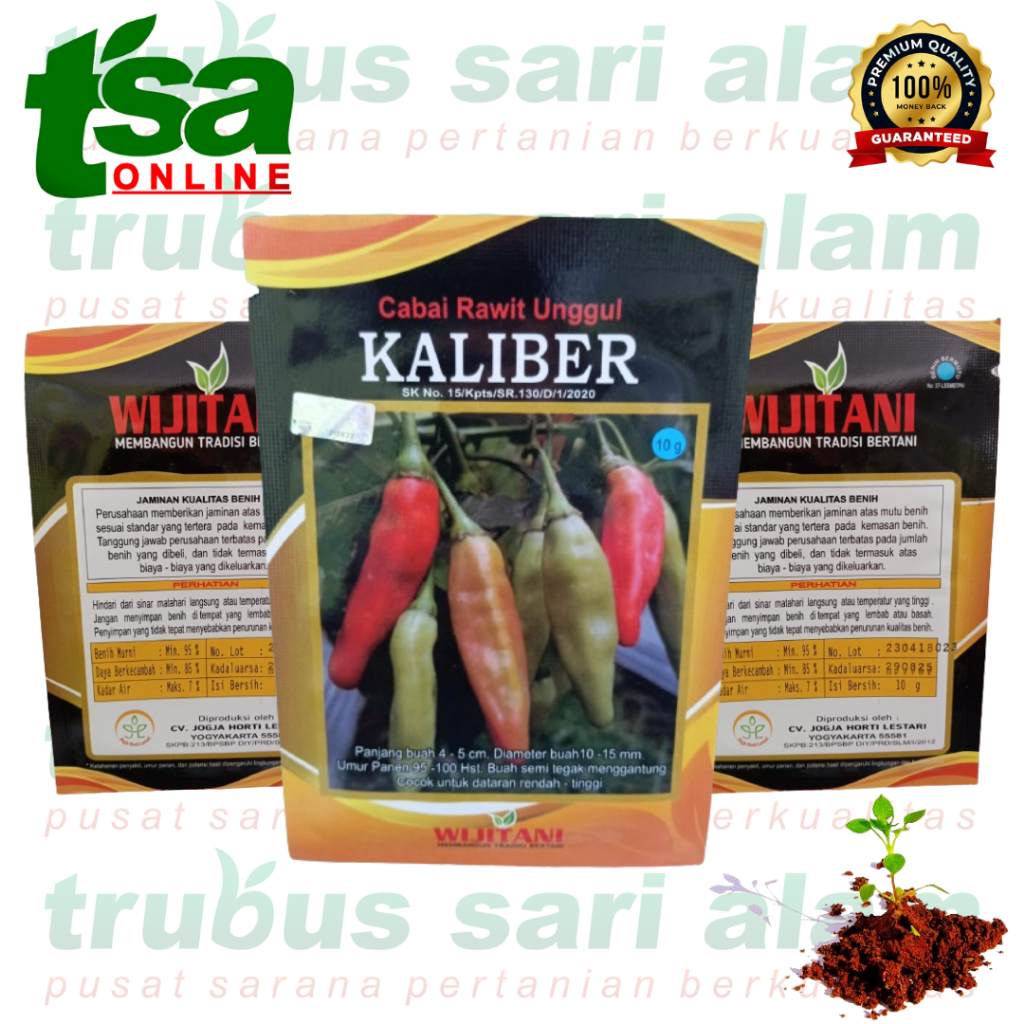 KALIBER 10gr & ORI 212 Benih biji cabai cabe rawit unggul pedas cabe rawit ori 212 original