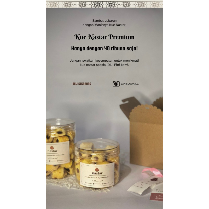 

Nastar Lebaran (600ml) | kue lebaran | kue kering