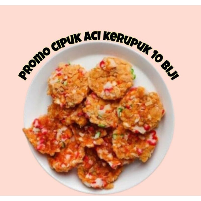 

cipuk krispi 10 biji khas bandung.