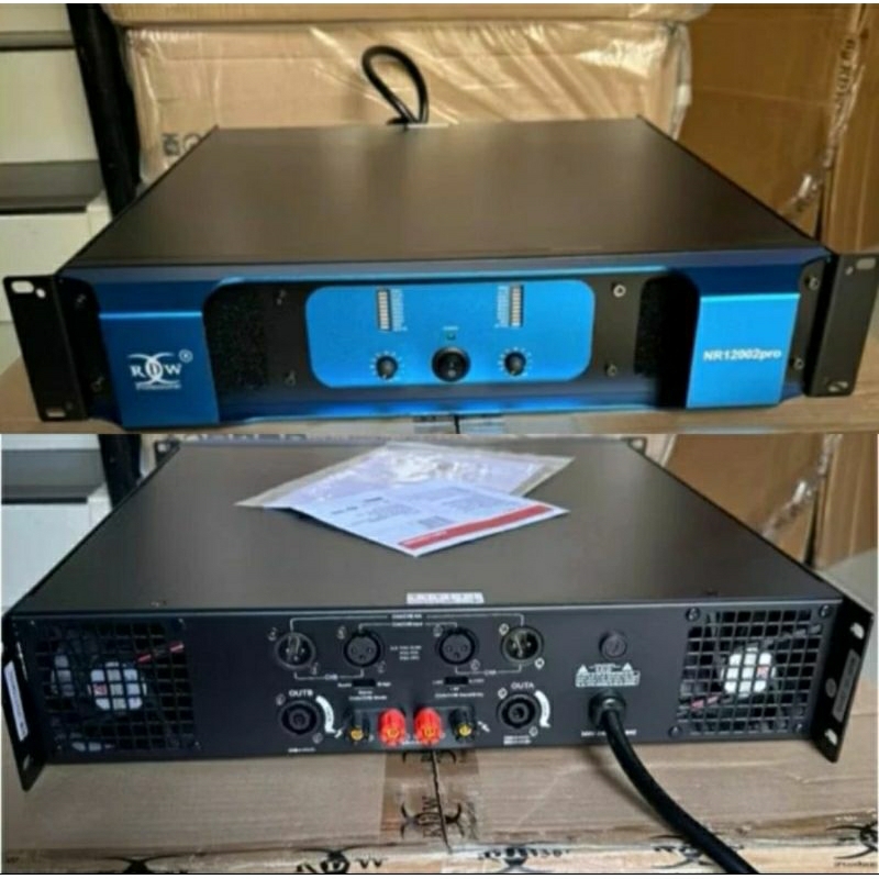 Power RDW NR12002PRO Class H Original 2x1200watt