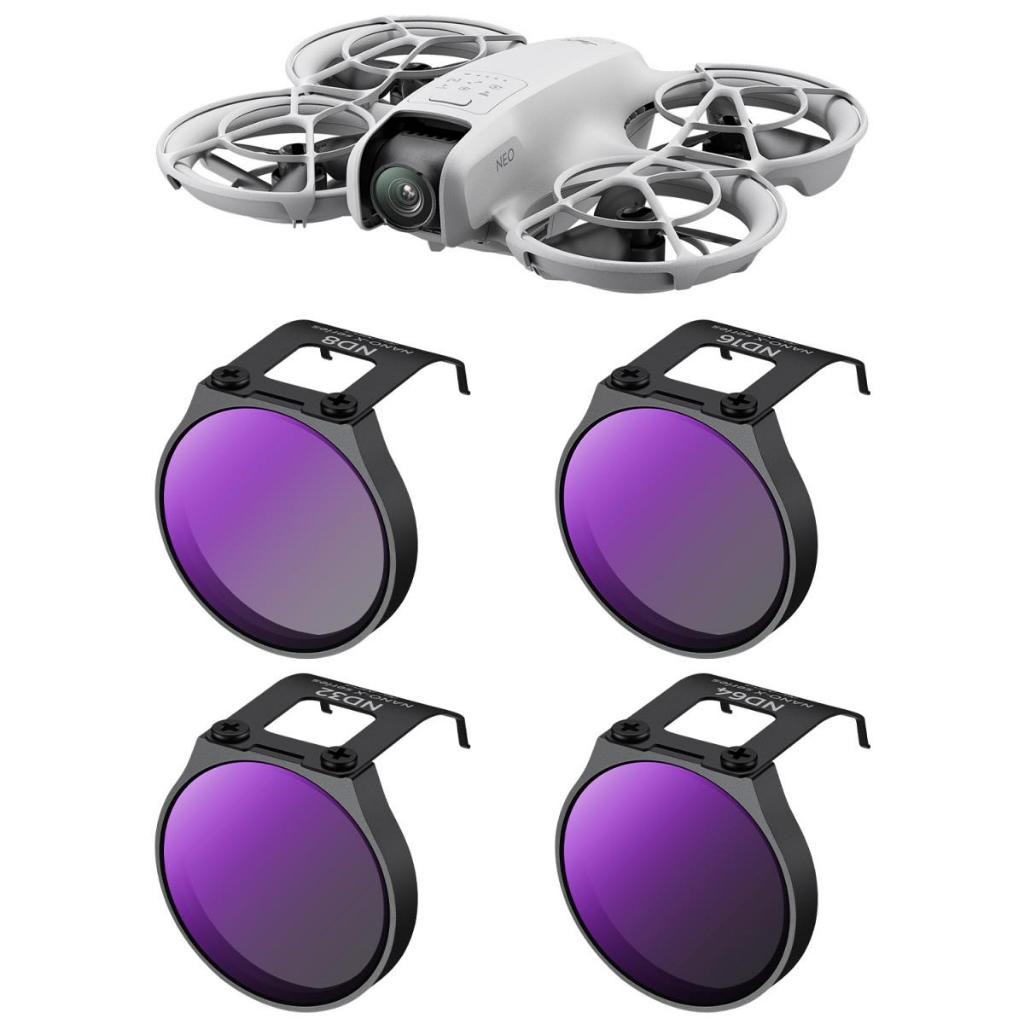 K&F Concept DJI NEO ND Filter Kit 4pcs ND8 ND16 ND32 ND64 - Filter Drone - Aksesoris Drone