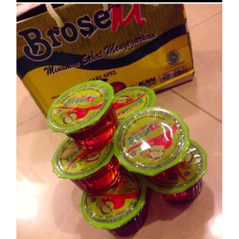 

Minuman Sari Apel Brosem 1 Dus Isi 120 ML x 32 Gelas