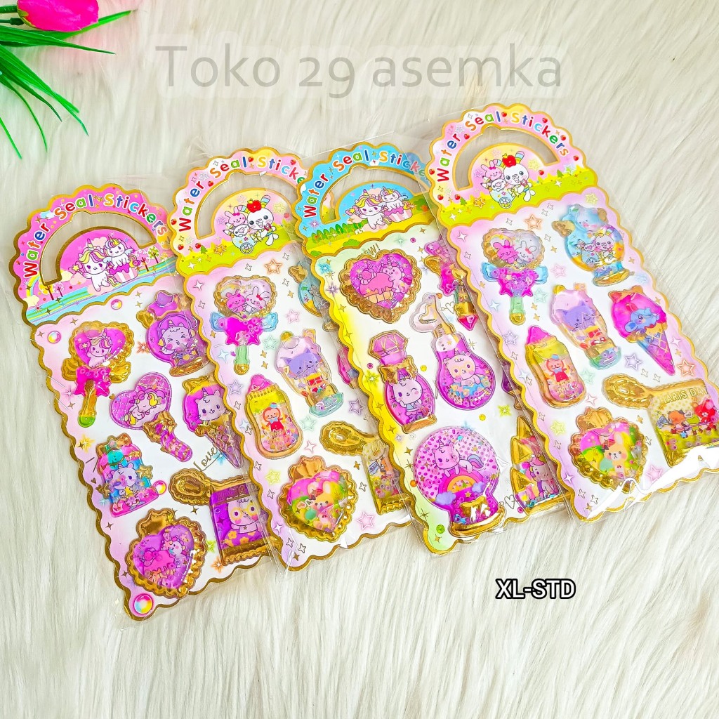 

STICKER AIR KARAKTER WATER SEAL XL-STD STICKER LUUCUDAILY MANUAL PATTERN DECORATIVE TAPE STICKER