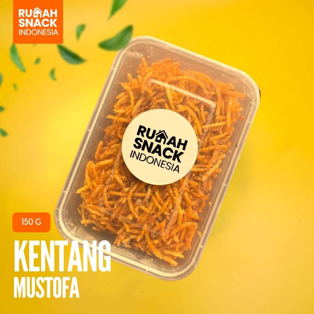 

Makanan Ringan Kentang Mustofa 150g Snack Cemilan Keripik Pedas Manis