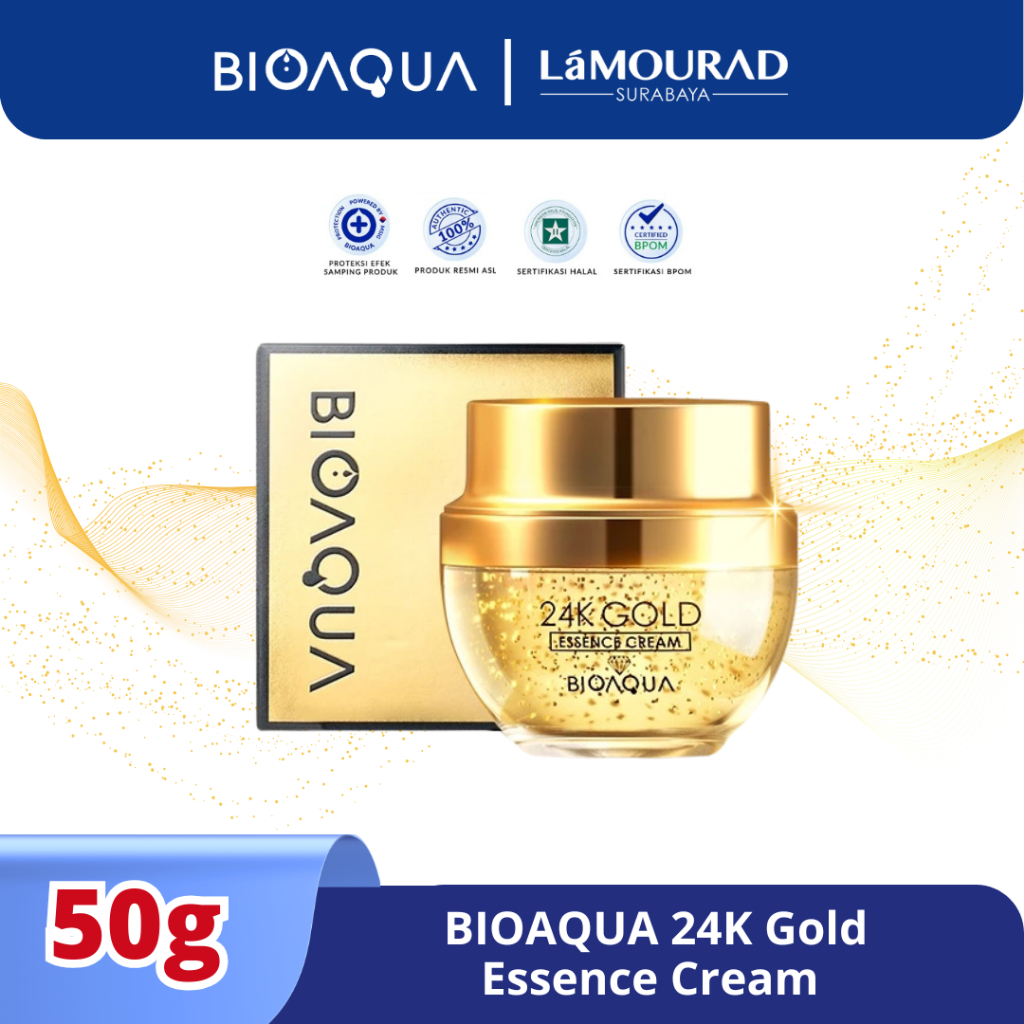 BIOAQUA 24K Gold Skin Brightening Serum Essence Cream 50g