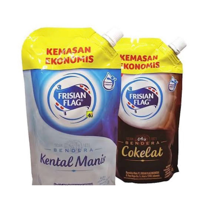

FRISIAN FLAG Skm Coklat, Putih Pouch 545g